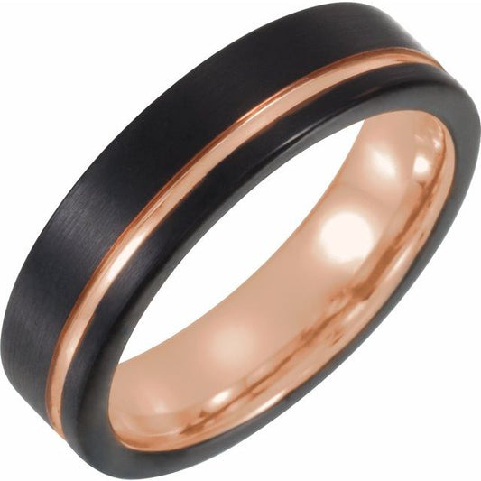 Tungsten Grooved Band