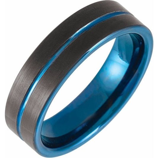 Tungsten Grooved Band