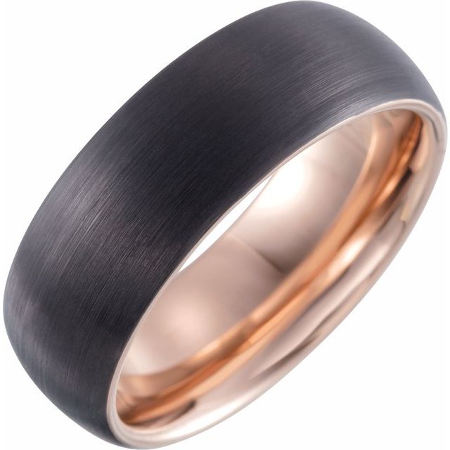 Tungsten Half Round Band