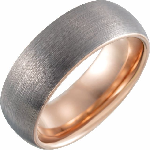 Tungsten Half Round Band