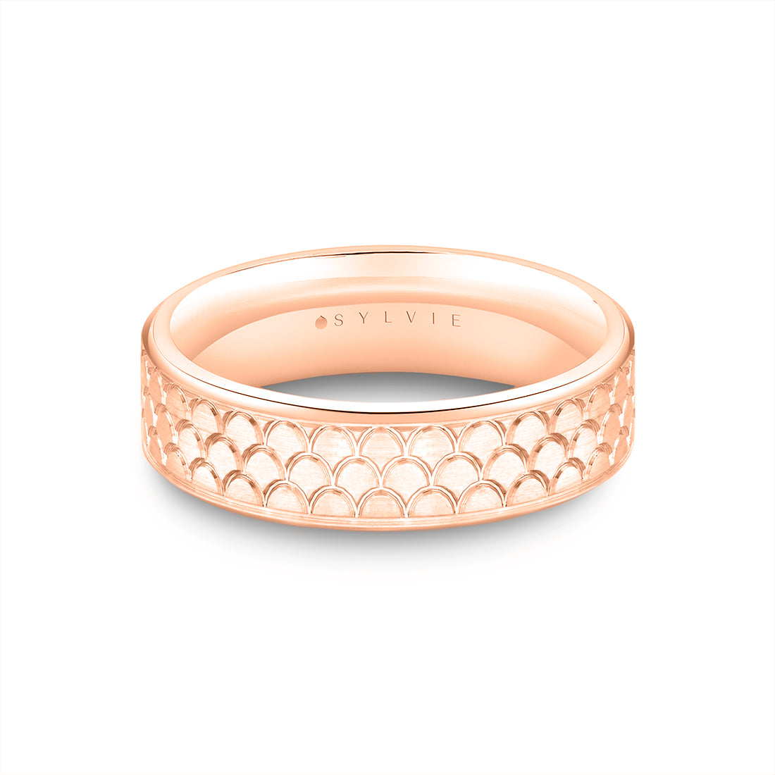 Heritage Engraved Mens Band - Ivan