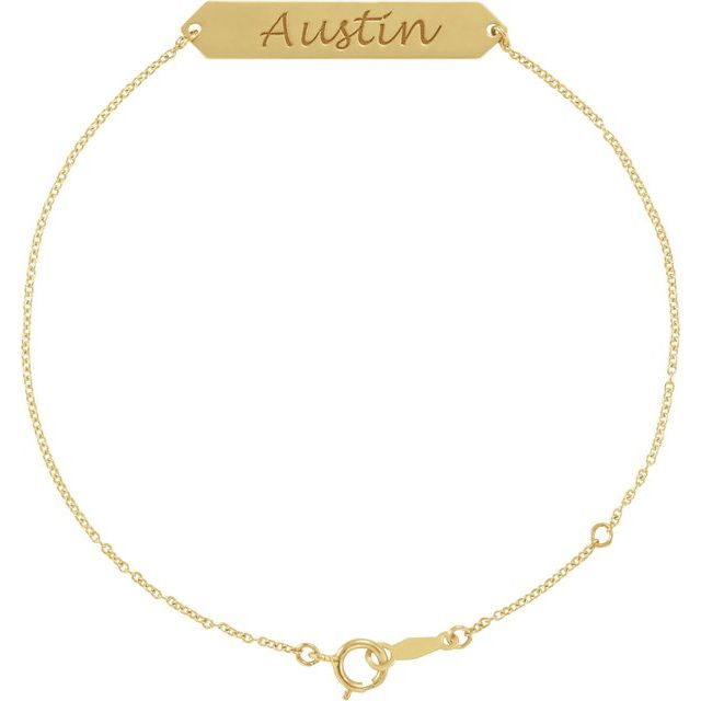 Engravable Geometric Bracelet