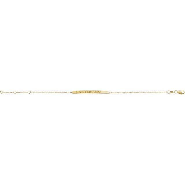 Engravable Bar Bracelet