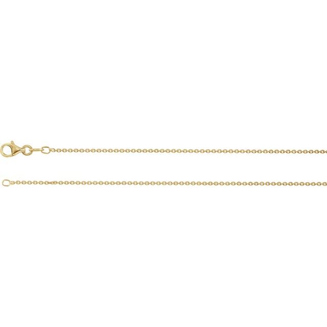 1.4 mm Diamond-Cut Cable Chain