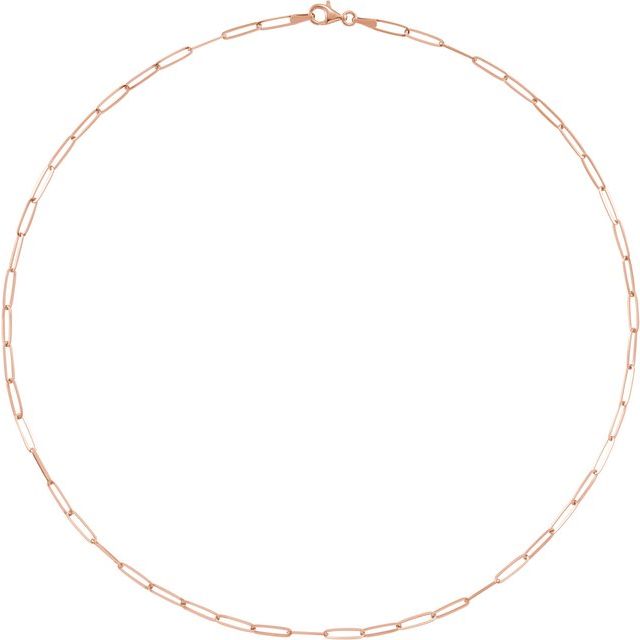 2.6 mm Paperclip-Style Chain