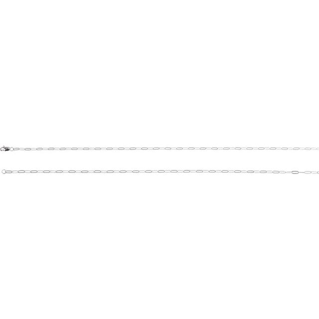 2.1 mm Paperclip-Style Chain