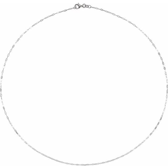 1.25 mm Paperclip-Style Chain