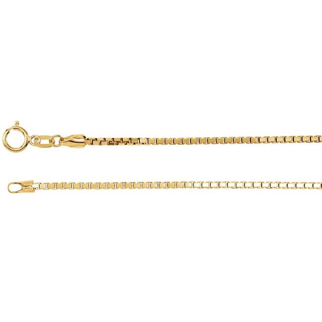 1.75 mm Diamond-Cut Box Chain