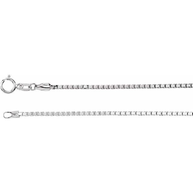 1.75 mm Diamond-Cut Box Chain