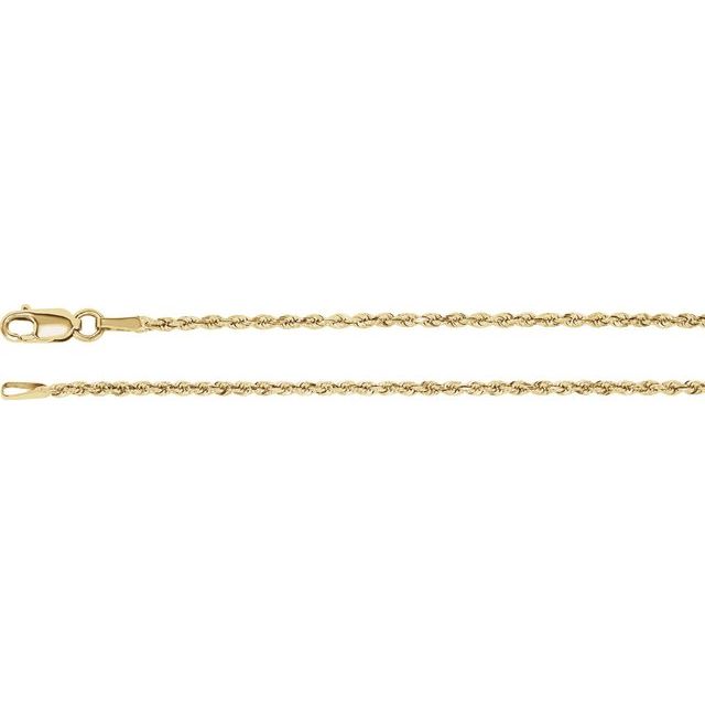 3.9 mm Diamond-Cut Rope Chain