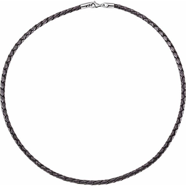 4 mm Faux Leather Cord Necklace