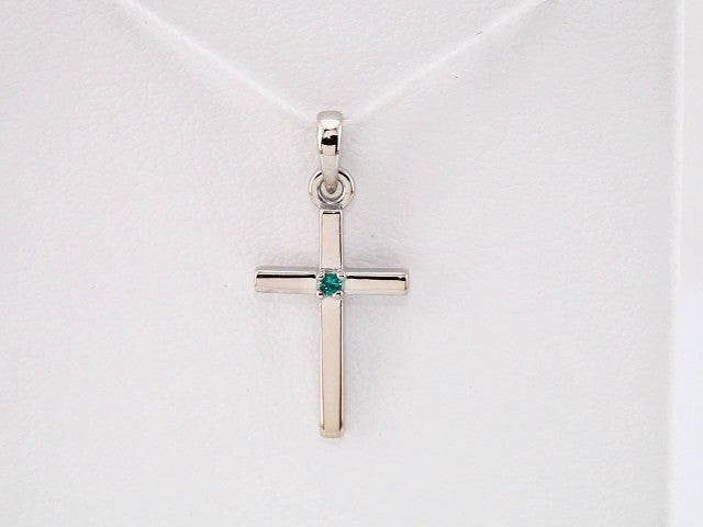 Birthstone Cross Pendant