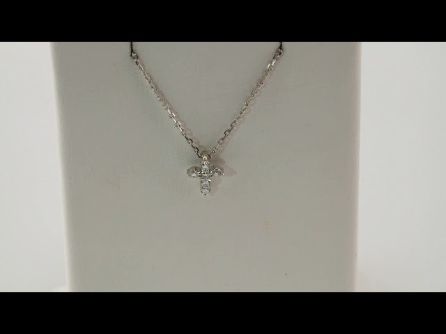 Accented Cross Necklace or Pendant