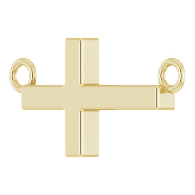 Sideways Cross Necklace
