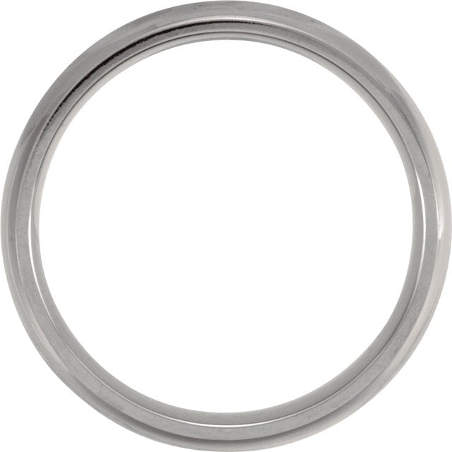 Titanium Domed Band
