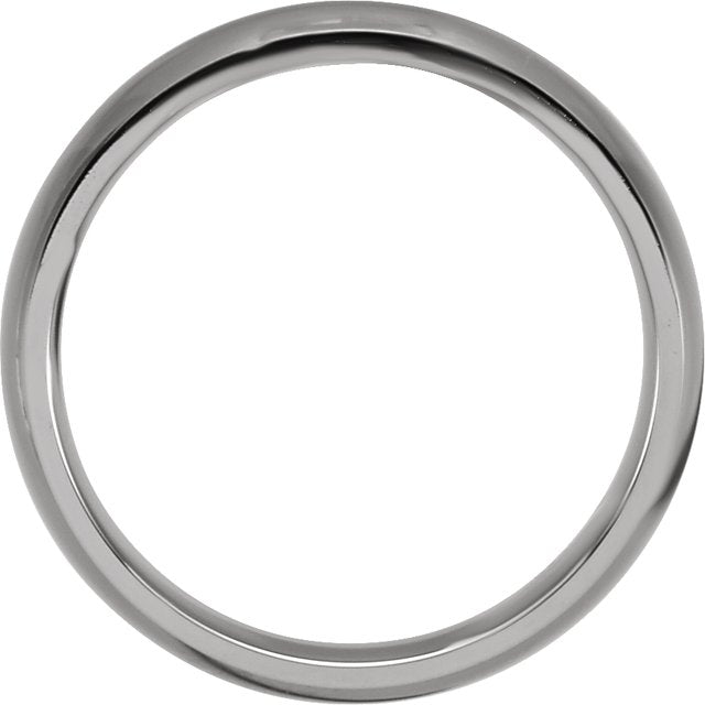 Titanium Domed Band
