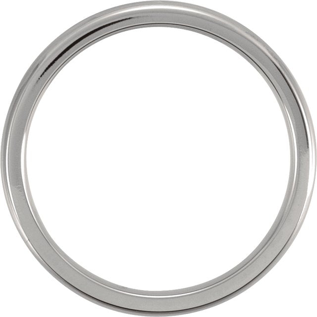 Titanium Domed Band