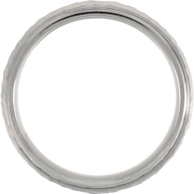 Titanium Beveled Edge Band