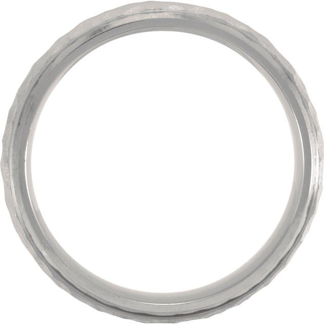 Titanium Beveled Edge Band