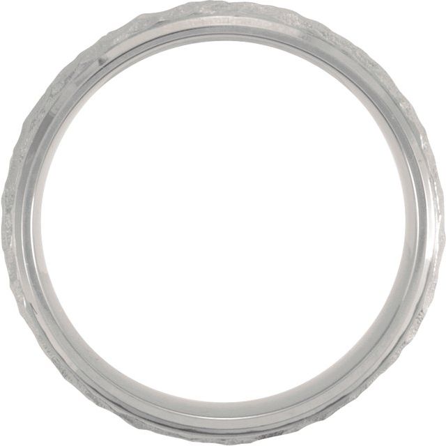 Titanium Beveled Edge Band